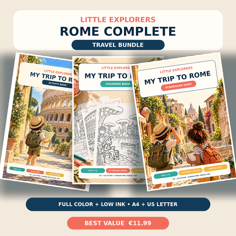 Little Explorers: Rome — Complete Travel Bundle
