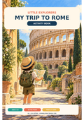 Little Explorers Rome Kids Activity Book final cover