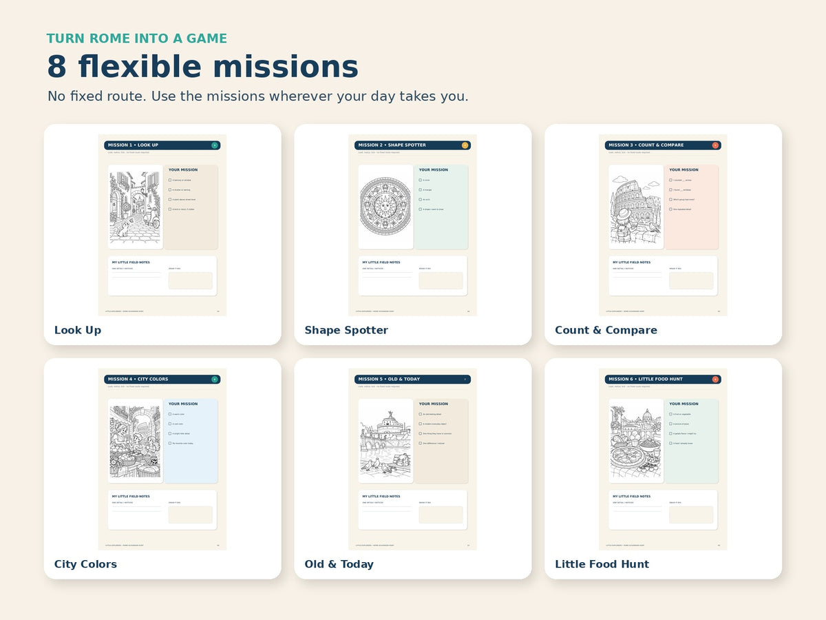 Rome Scavenger Hunt - eight flexible missions