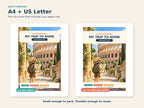 Rome Scavenger Hunt - A4 and US Letter formats